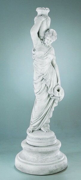 Rebecca Water Feature Life-Size With Base Sculpture Set